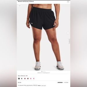 Under Armour Women's UA Fly-By 2.0 Shorts